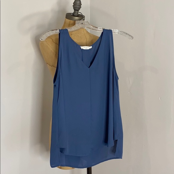 Sleeveless Perrywinkle Blouse SM - Picture 6 of 14